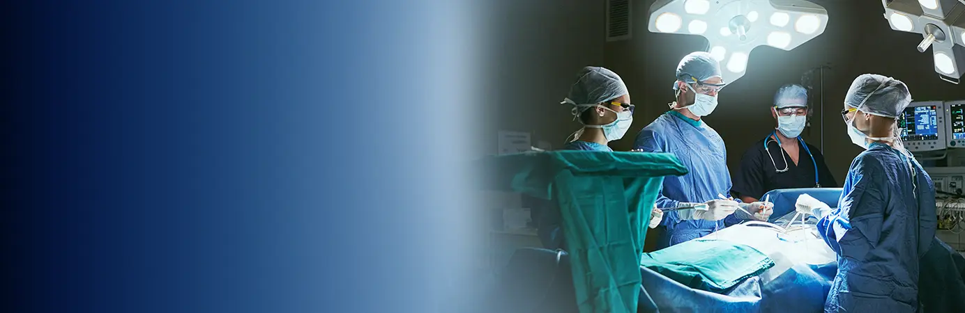Medicos na sala de cirurgia