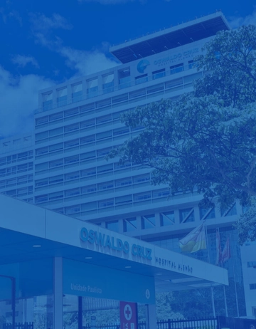 Entrada principal do Hospital Alemão Oswaldo Cruz Unidade Paulista